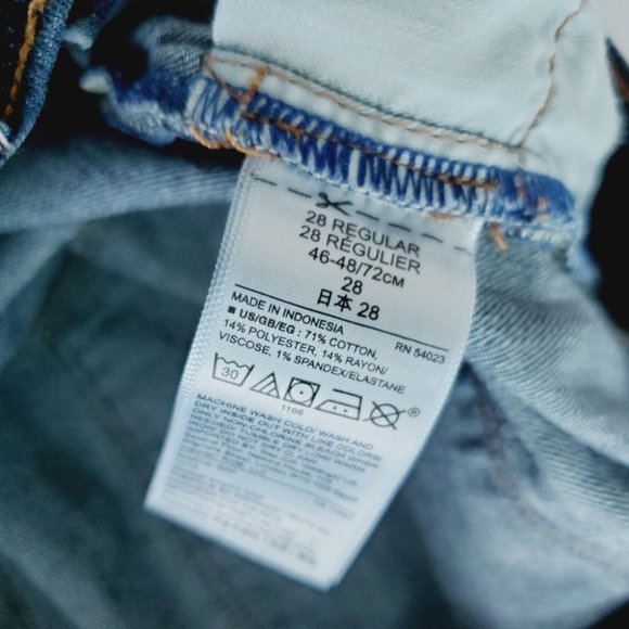 Gap Jeans True Skinny Ankle Mid Rise Classic Dark Wash 28 - Picture 10 of 14